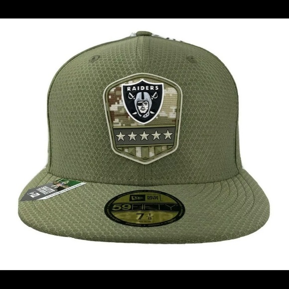 Las Vegas Raiders Salute to Service New Era Hat